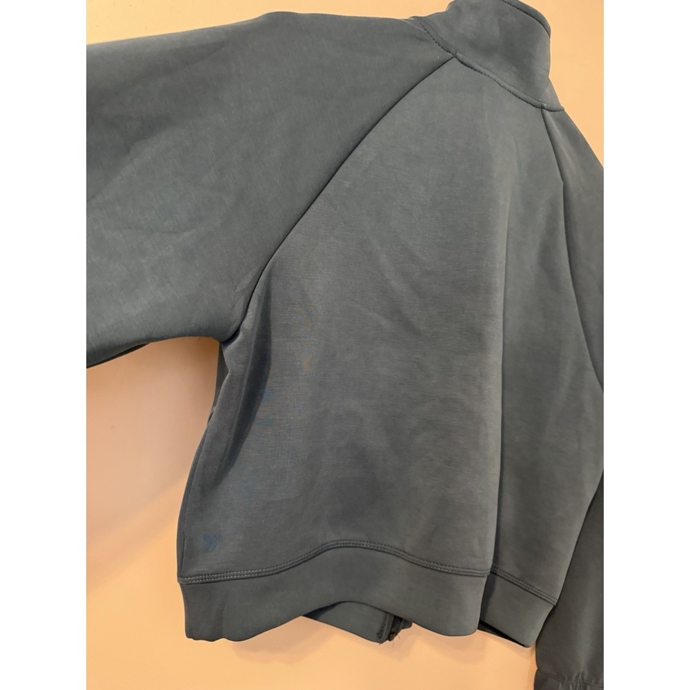 NWT Women Airy Sleek Ribbed Blue Full Zip Jacket - All In Motion Size XS - Picture 15 of 16